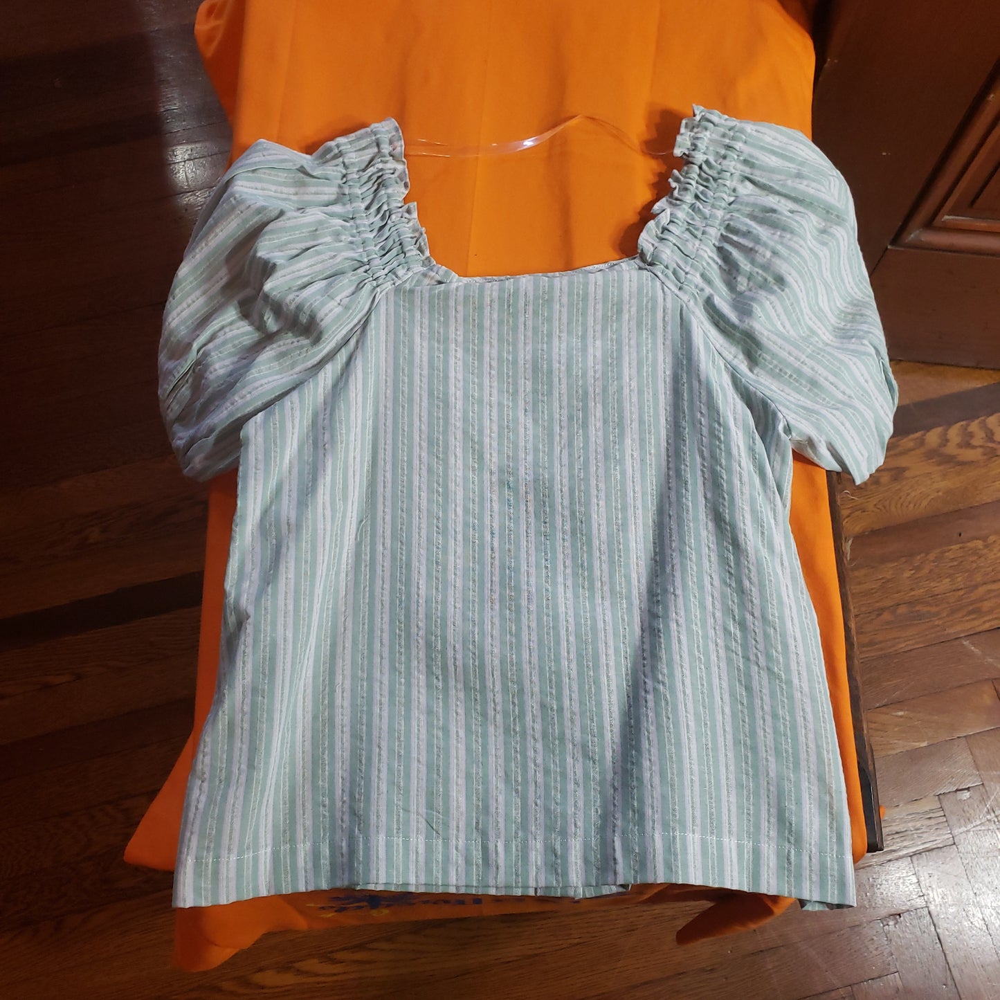 CALLIE GREEN/LILAC TOP