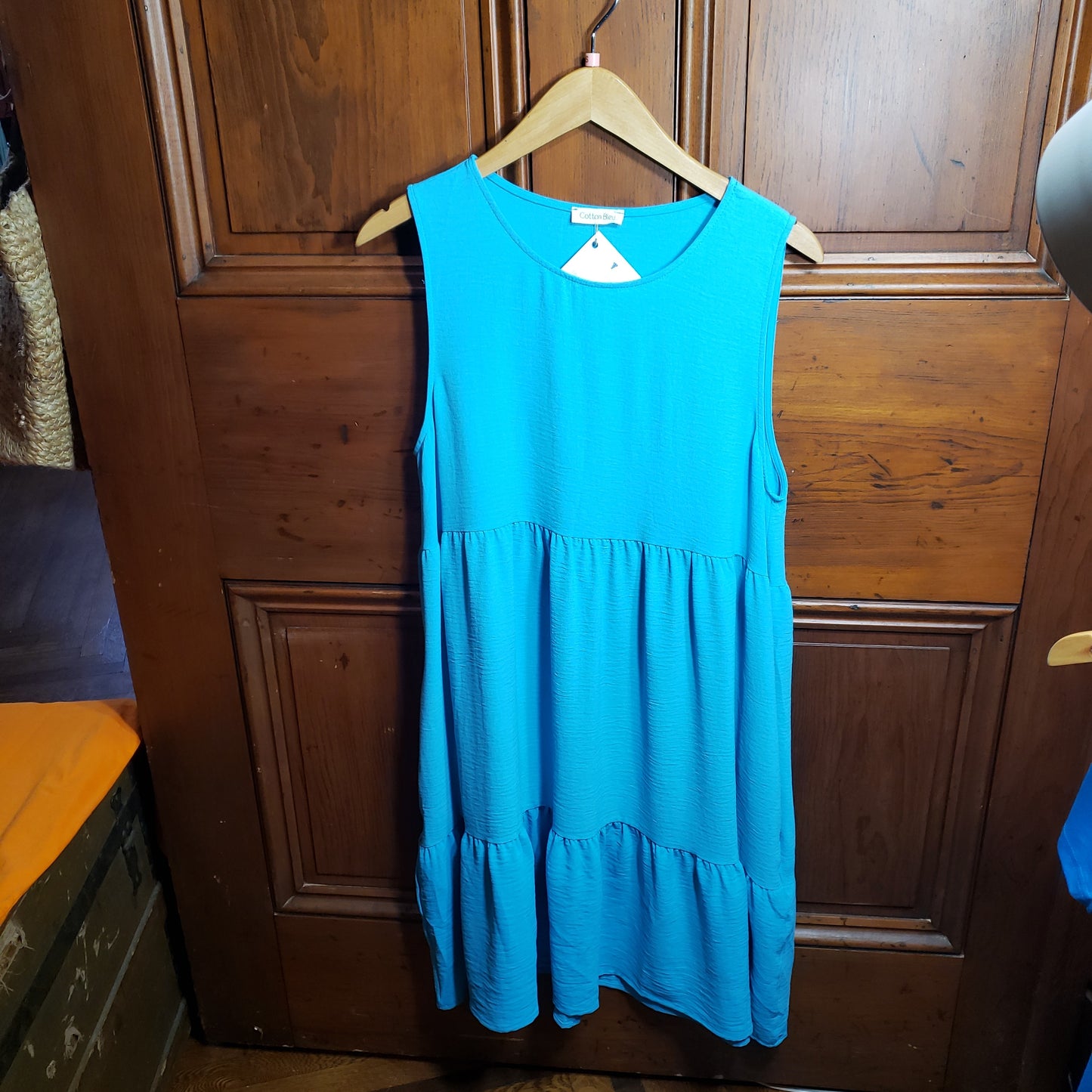 CALLIE SKY BLUE DRESS