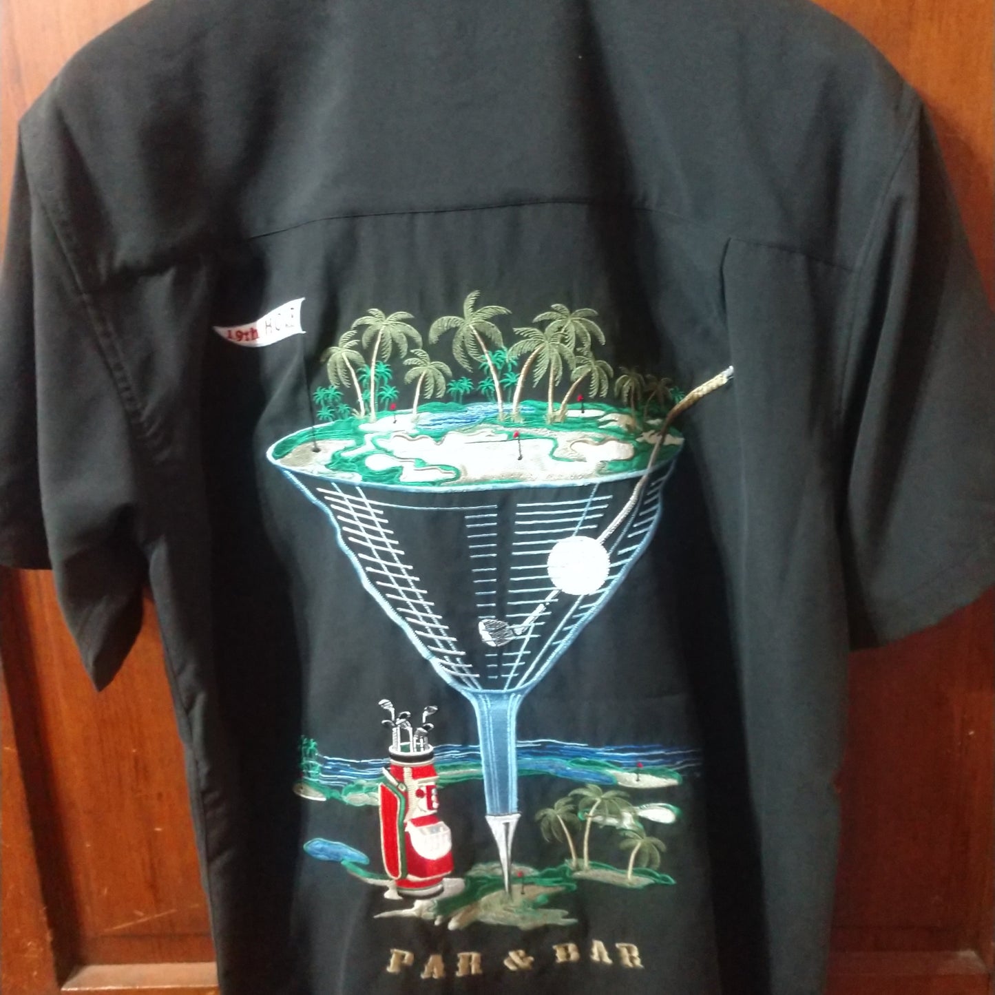 BUTTON DOWN PAR & BAR BLACKt