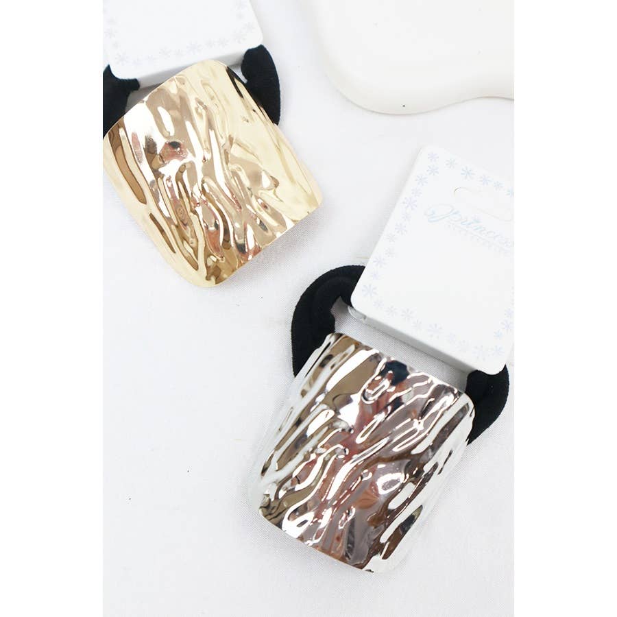 Metal Circle Hair Cuff Ponytail Holder