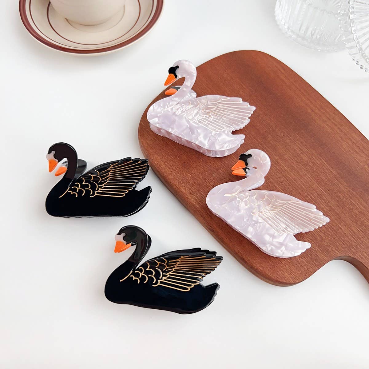 SWAN HAIR CLIP