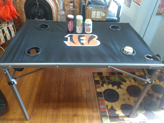 BENGALS TAILGATE TABLE