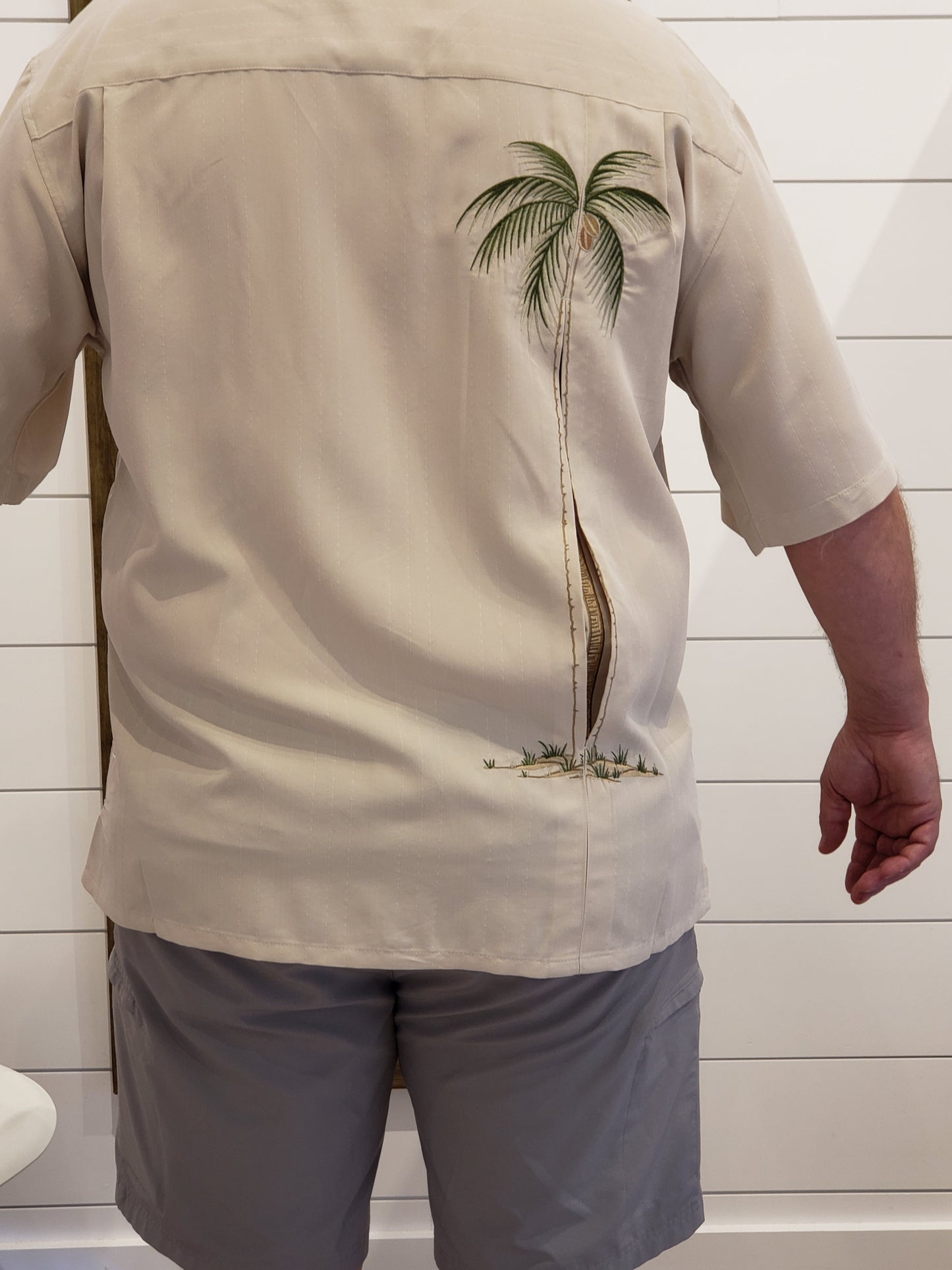 BUTTON-DOWN-FOR-ANYTHING HIDDEN PALM