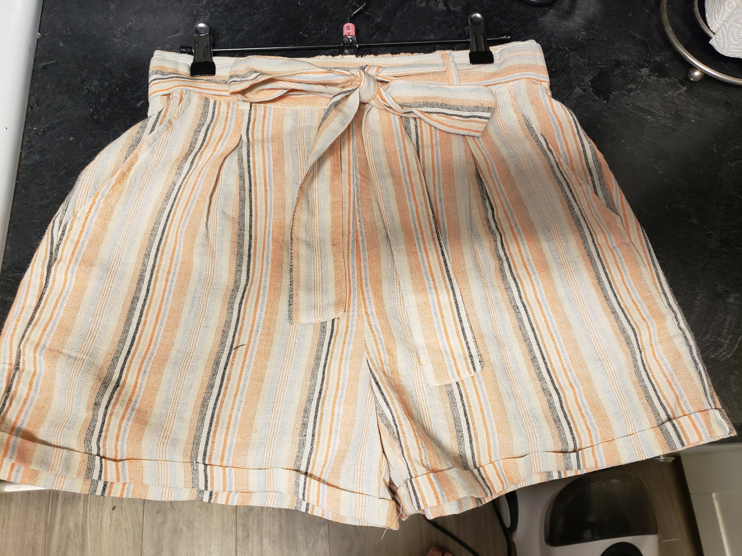 CALLIE'S ORANGE SHORTS