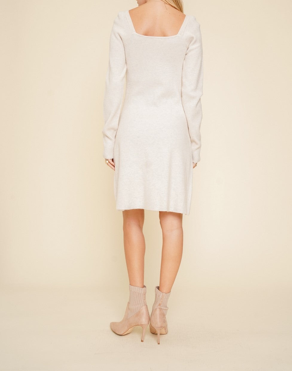 HALLIES CREAM DRESS