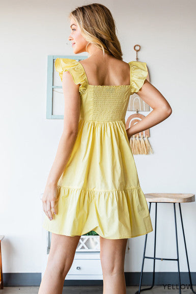 CALLIE YELLOW SUNDRESS