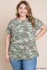 CALLIE'S CURVY OLIVE TOP