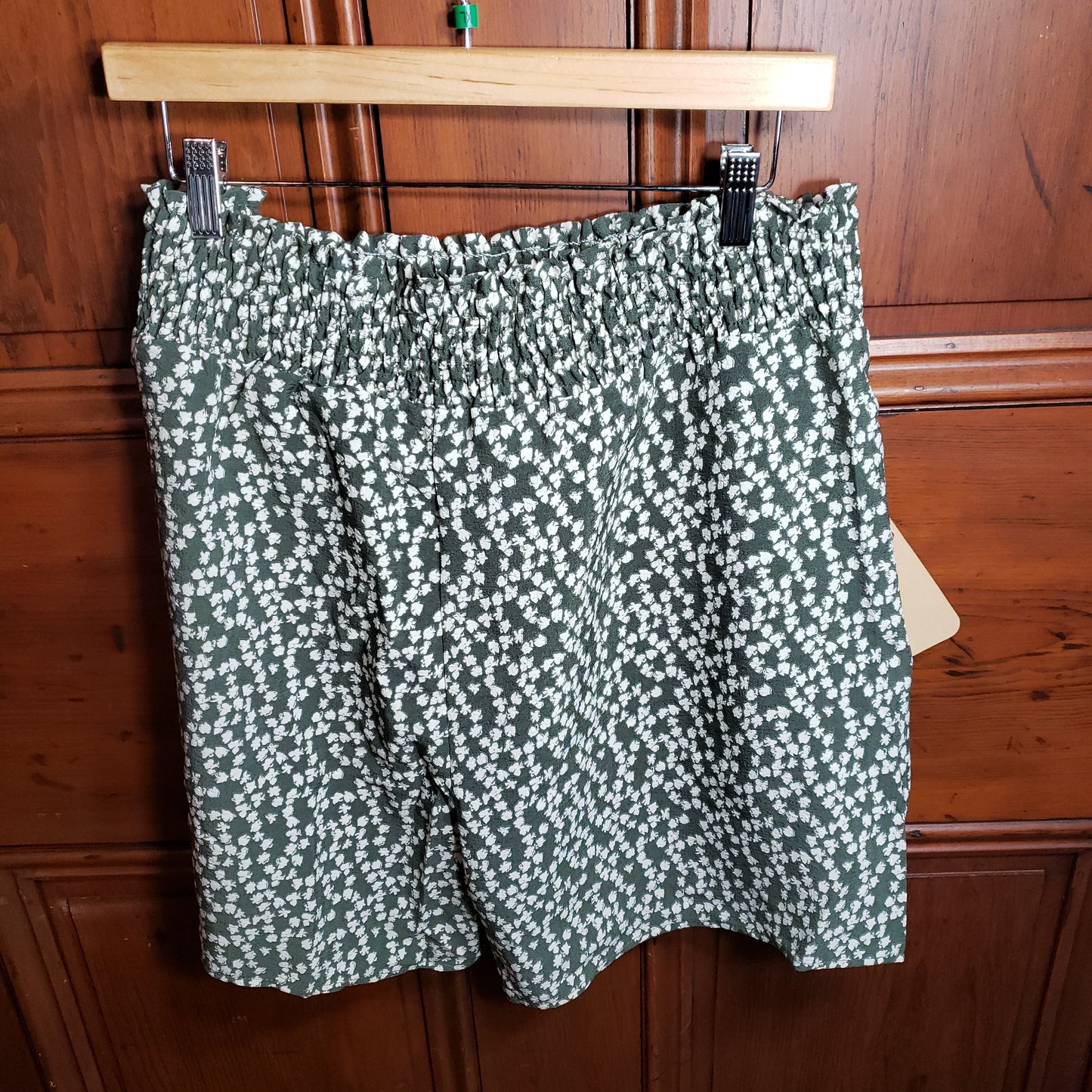 CALLIE'S CURVY OLIVE SHORTS-2