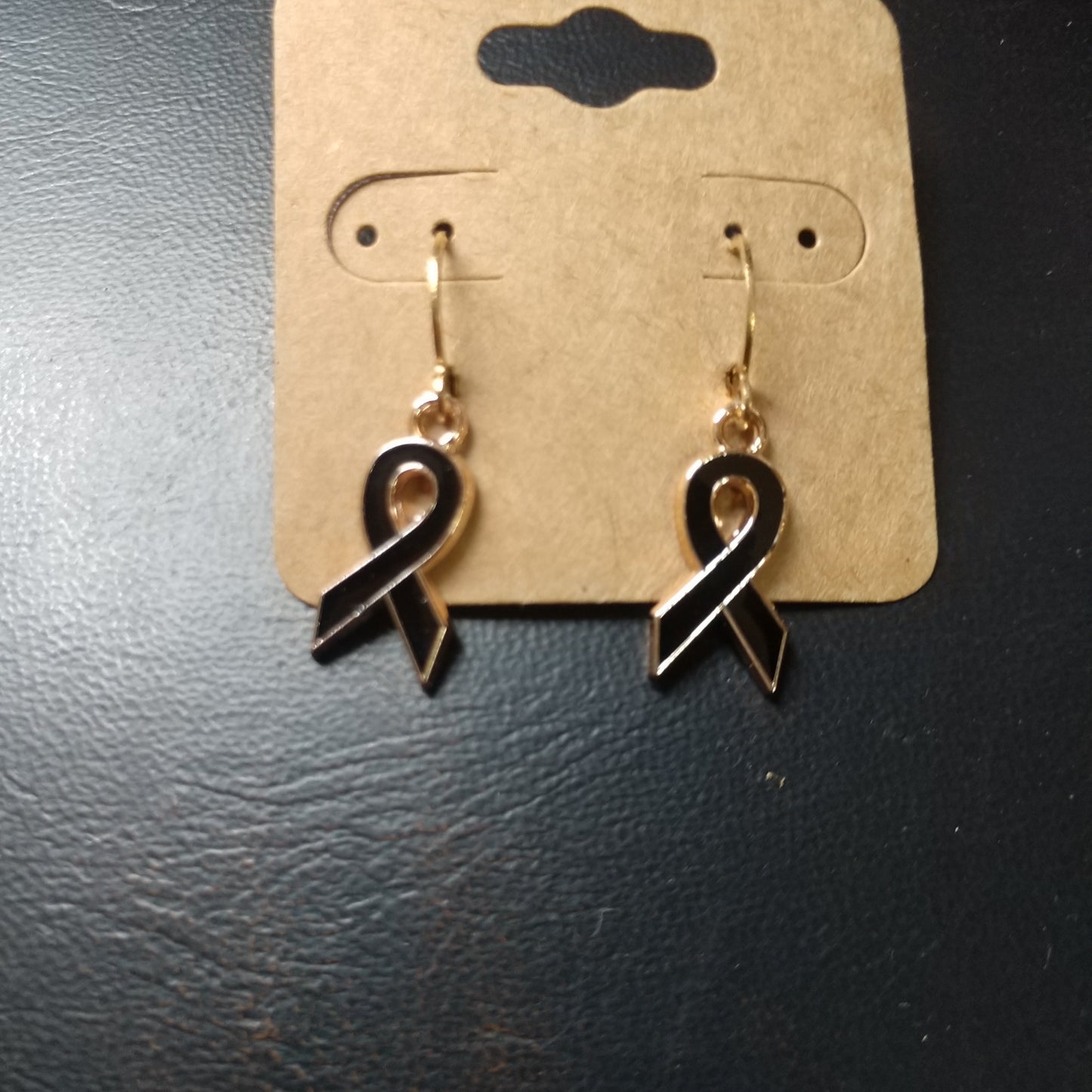 EARRING CANCER RIBBON