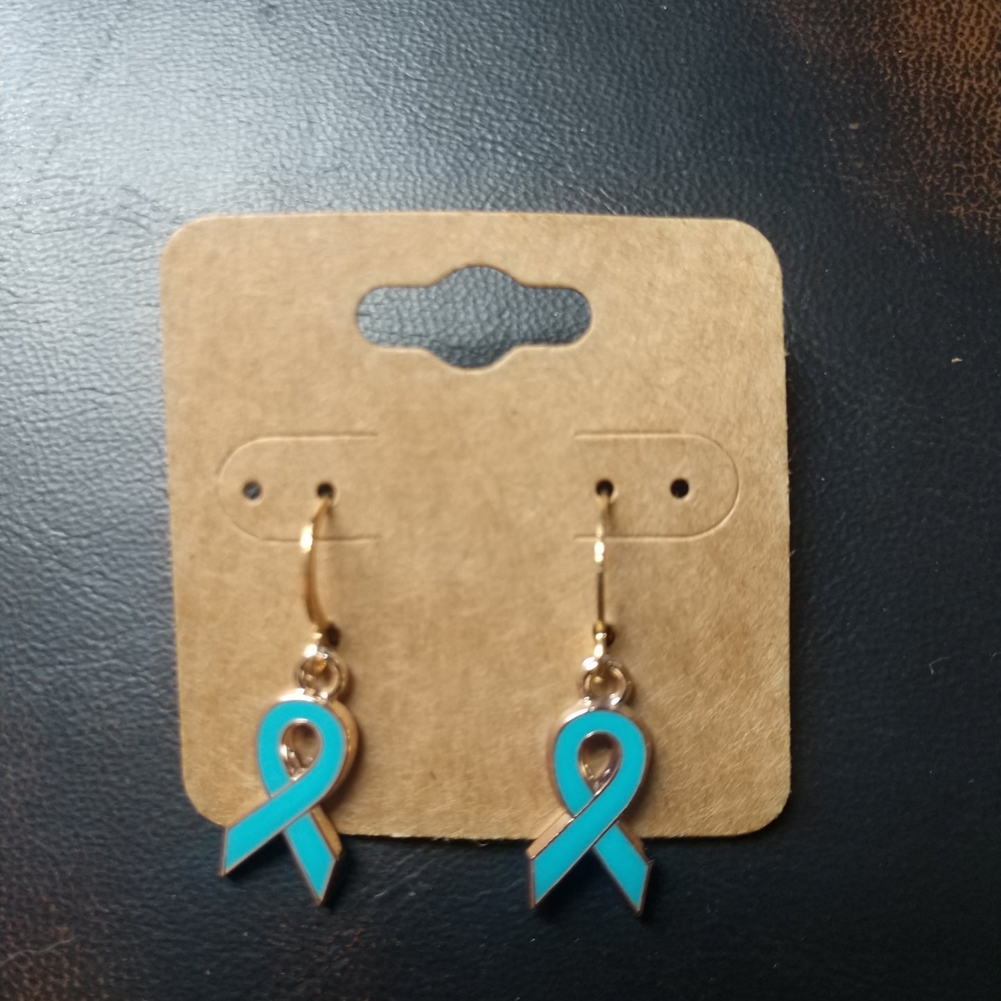 EARRING CANCER RIBBON