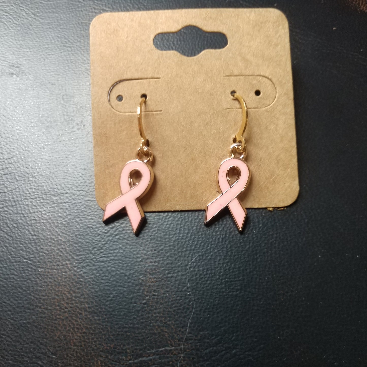 EARRING CANCER RIBBON