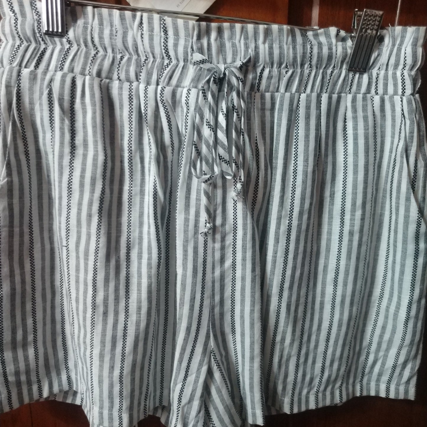 HALLIE'S BLUE STRIPE SHORTS '23