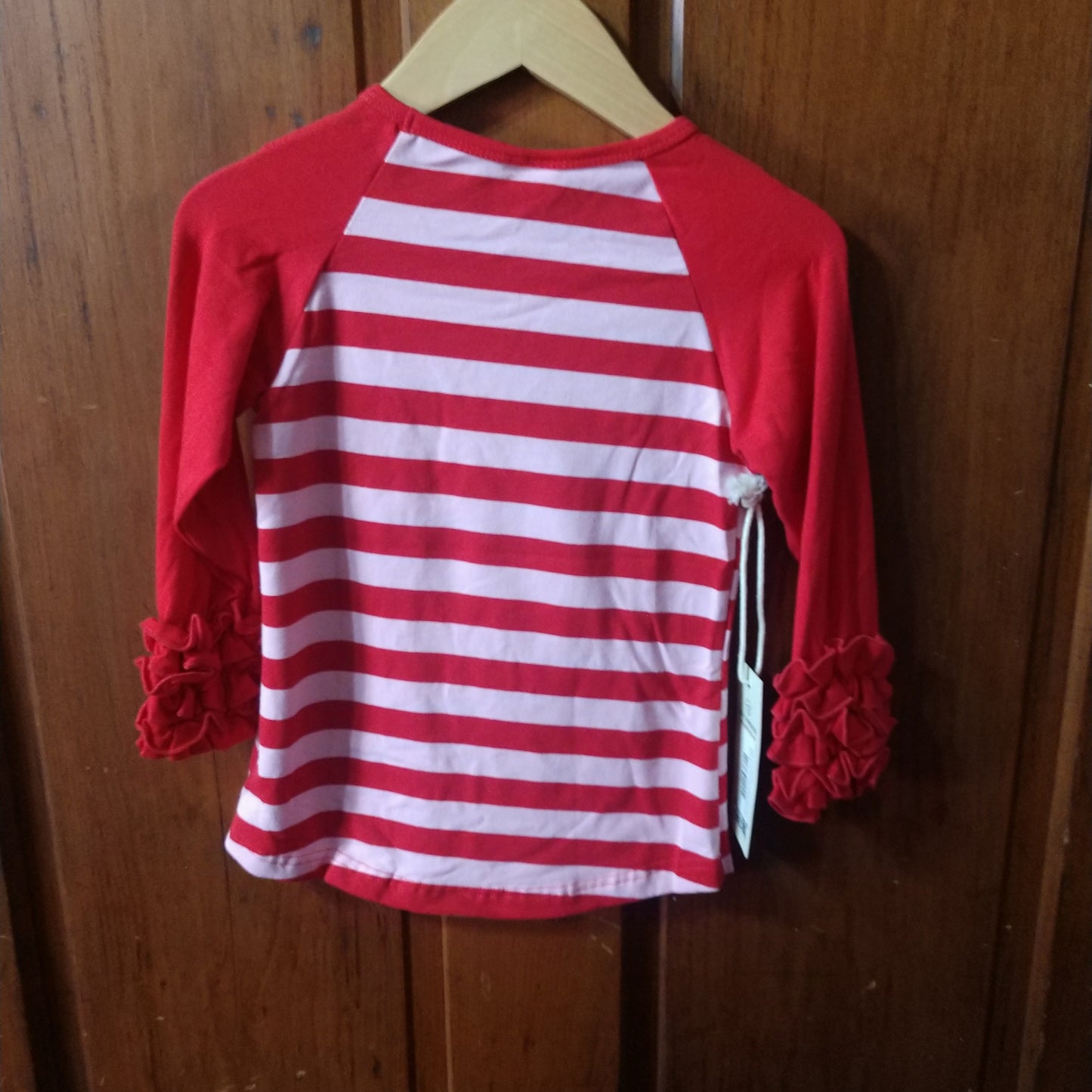 KID’S STRIPED RAGLAND TOP