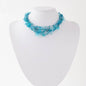 Transparent Turquoise Sequin Necklace