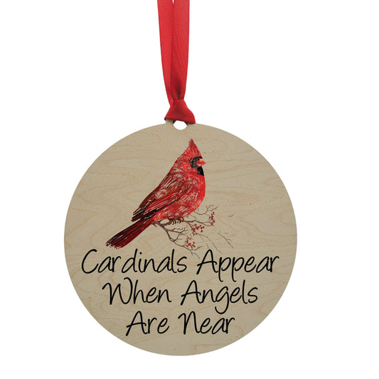 Cardinals Appear When Wreath Ornaments Or Mantle Ornament