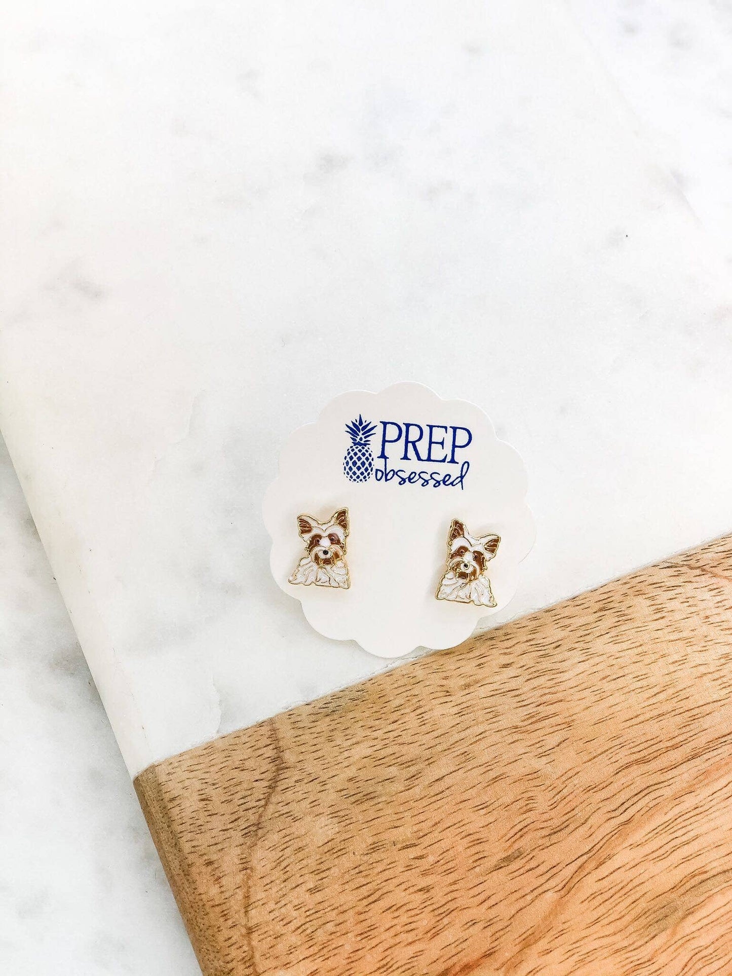 Yorkshire Terrier Stud Earrings