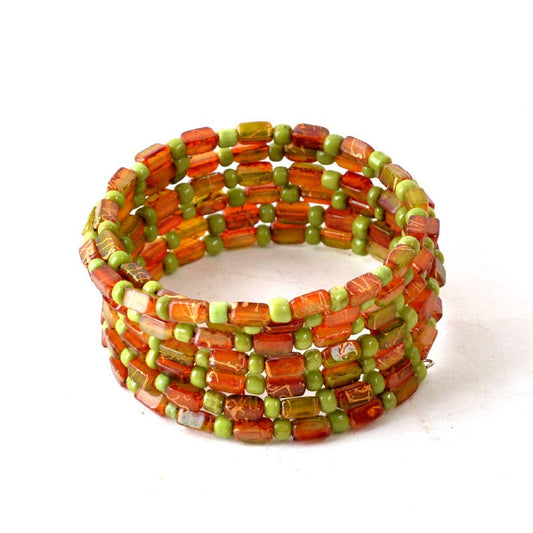 Assorted Stringer Chip Spiral Bracelets