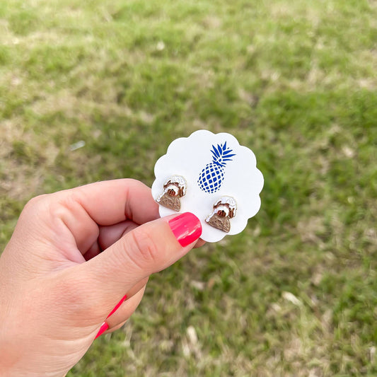 Doodle Stud Earrings