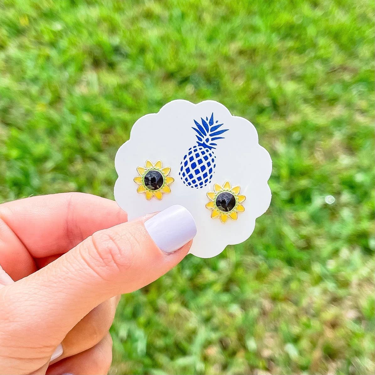 Sunflower Stud Earrings