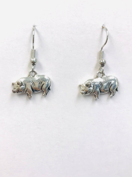 Pig Earrings, Piglet Earrings