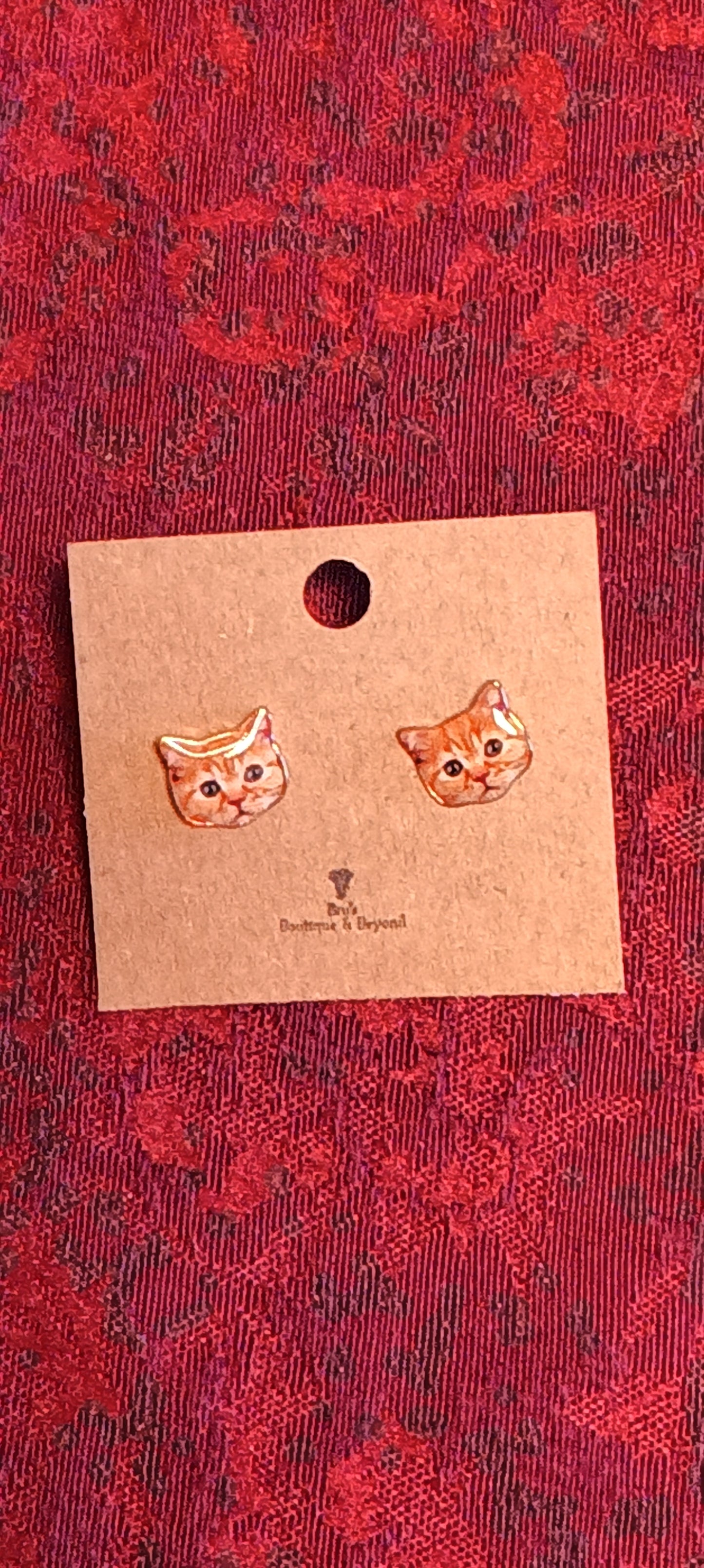 Cat earrings