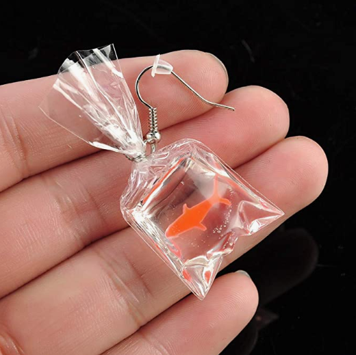 Goldfish Bag Earrings