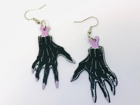 Acrylic Eagle Claw Earrings