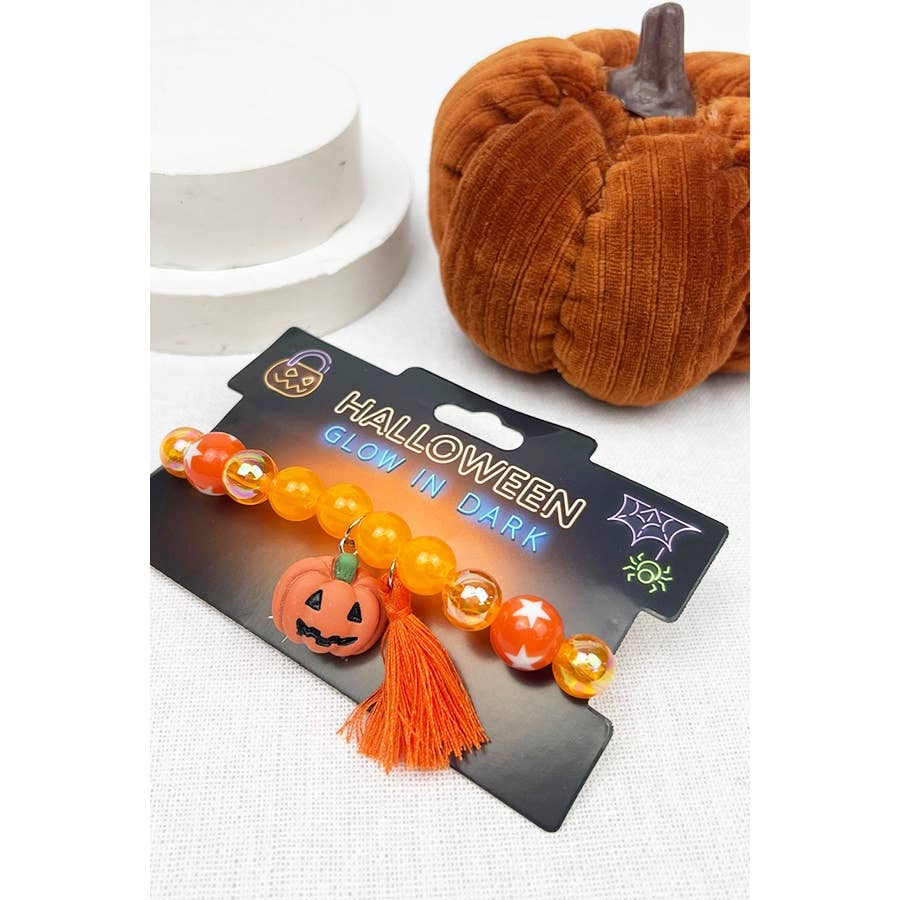 Glow Halloween Charm Bracelet