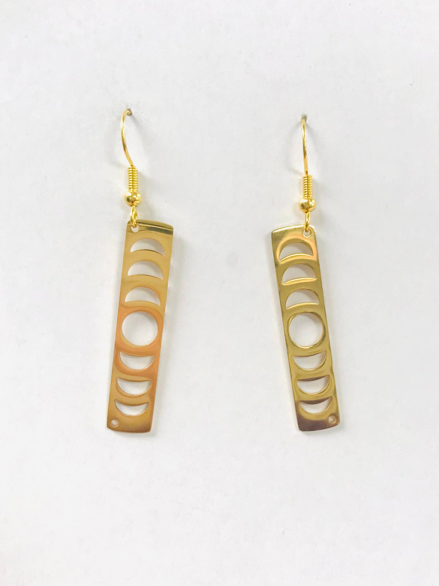 Gold Moon Phase Earrings