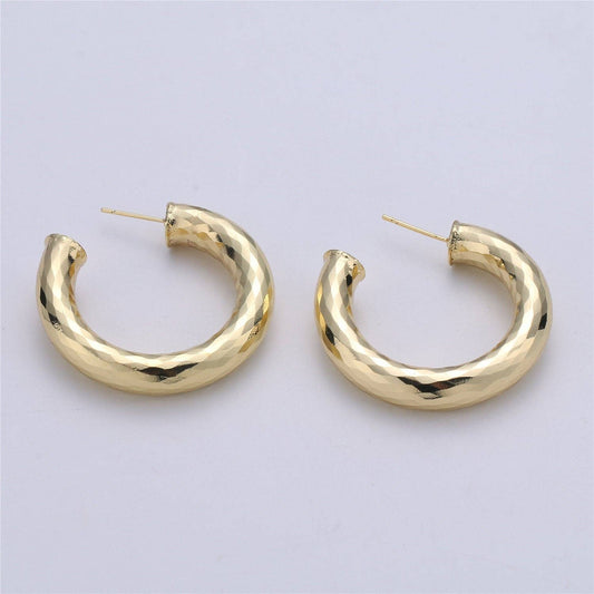 Chunky Gold Hoop