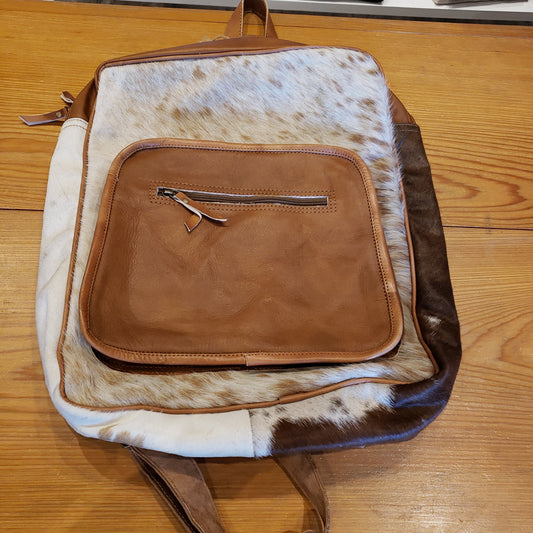 RAE’S BROWN LEATHER BACKPACK