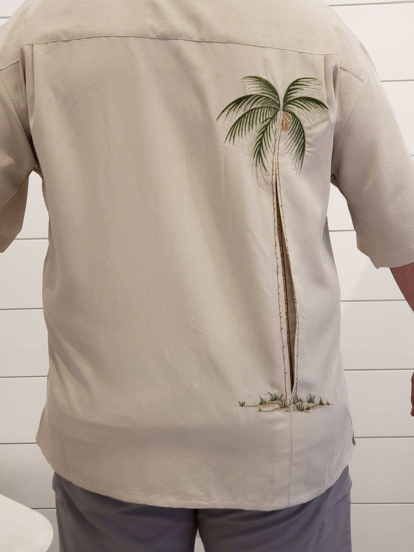 BUTTON-DOWN-FOR-ANYTHING HIDDEN PALM