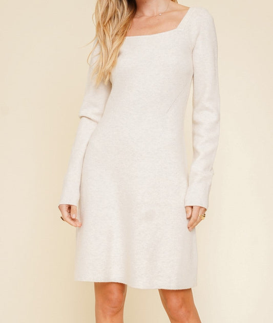 HALLIES CREAM DRESS